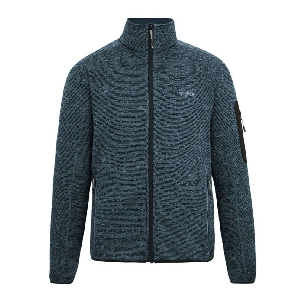 Regatta Mens Newhill Marl Full Zip Fleece Jacket / China Blue